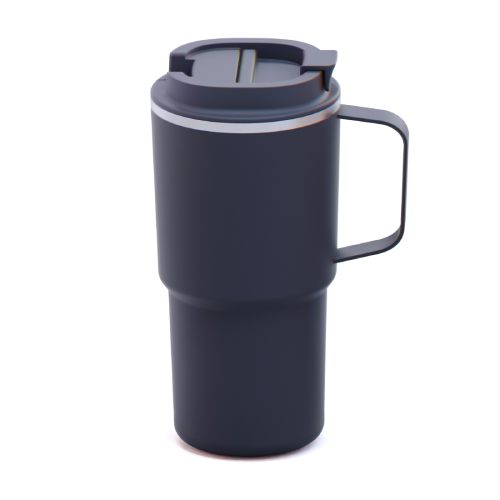 Tasse isotherme ASOBU Nitro BF72 noire avec poignée